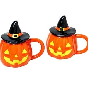 Pumpkin Mugs Set Of 2